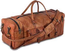 leather duffle bag