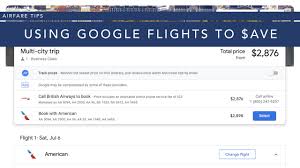 google flights tips
