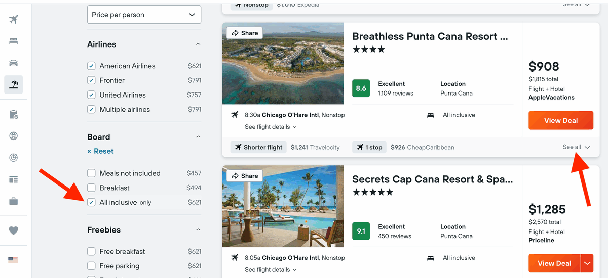 cheap vacation packages