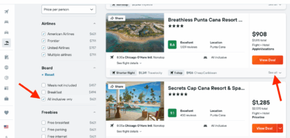 cheap vacation packages