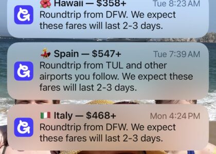 last minute travel deals