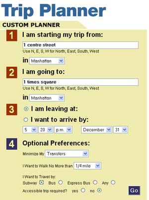 mta trip planner