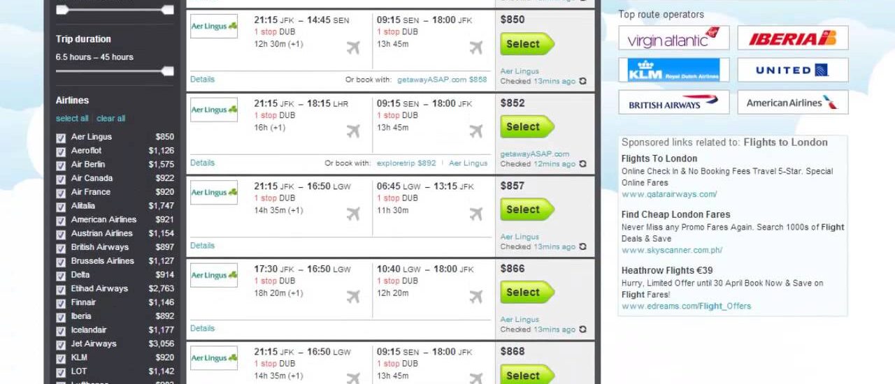 flight ticket online
