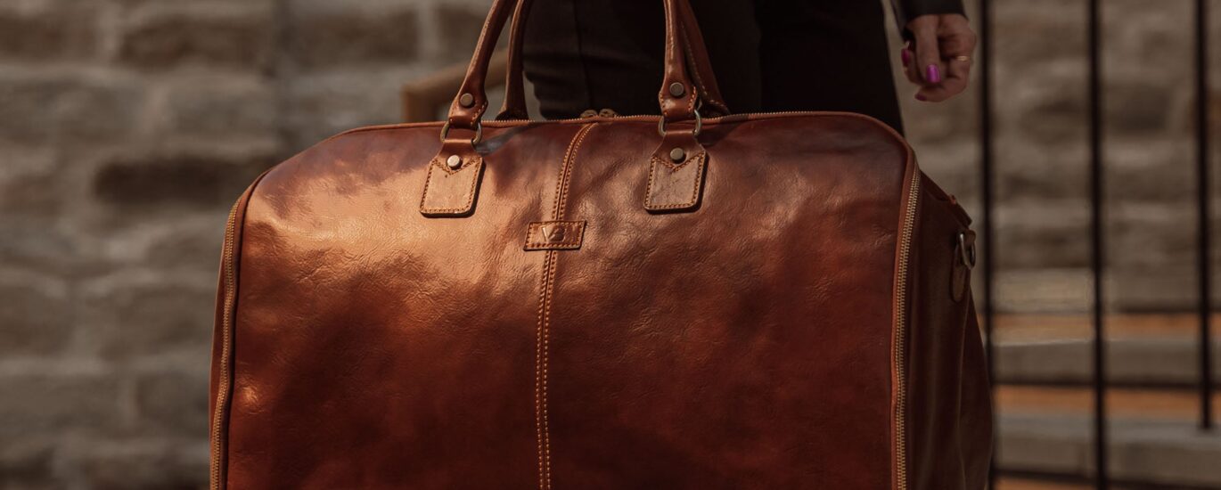 best leather duffle bag