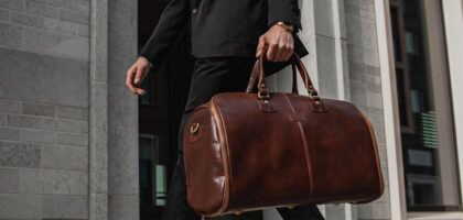 leather travel bags for men