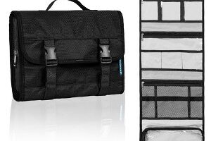 hanging travel toiletry bag