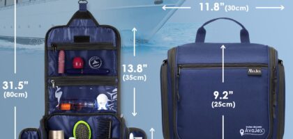 large toiletry travel bag