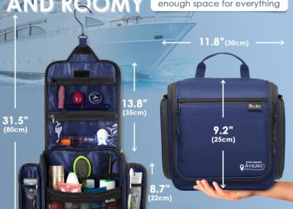 large toiletry travel bag