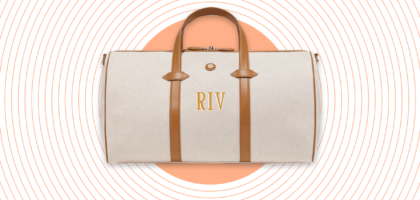 leather overnight bag womens