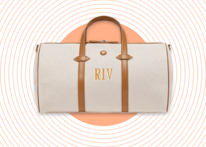 leather overnight bag womens