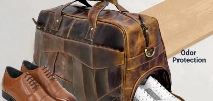overnight bag with shoe compartment