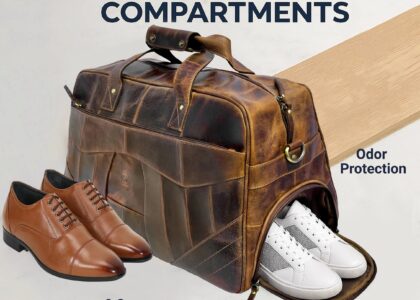 overnight bag with shoe compartment