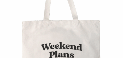 weekend tote bag