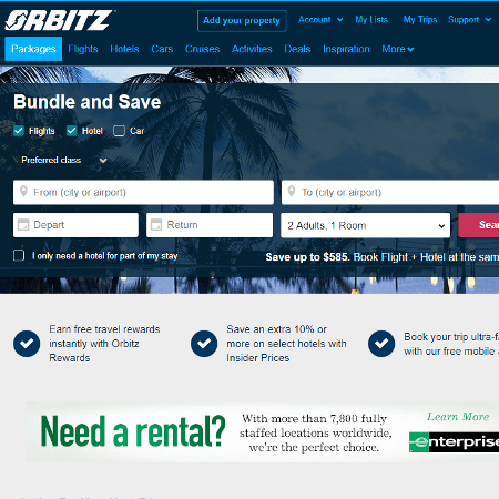 orbitz hotels