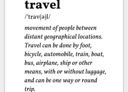 travel meaning